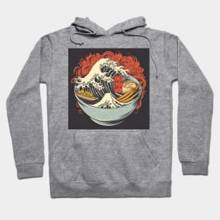 Ramen Noodles Great Wave Off Kanagawa Hokusai Hoodie